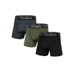 Bokserki męskie Pitbull Sport Mikrofibra 3-pak. Bokserki męskie PITBULL, bez wzorów, z mikrofibry. Za 99.00 zł.