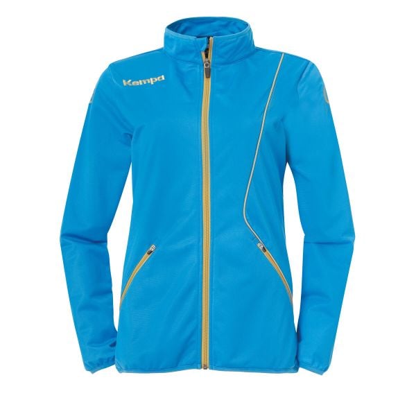 Kurtka damska Kempa Curve Classic. Niebieskie kurtki damskie KEMPA, xs, bez wzorów, z materiału, bez kaptura. Za 140.75 zł.