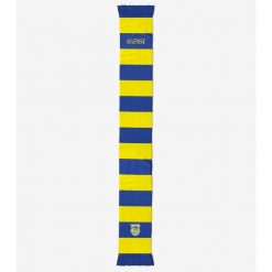 Szalik pasiak z herbem Arka Gdynia. Szaliki i kominy damskie NO BRAND, bez wzorów, z materiału. Za 64.99 zł.