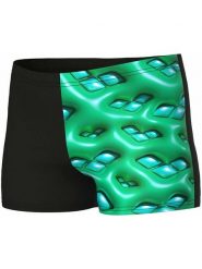 Arena Kąpielówki w kolorze czarno-zielonym rozmiar: 128. Czarne kąpielówki męskie Arena, bez wzorów, z materiału. Za 61.17 zł.