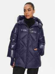 Marella Kurtka puchowa Guido 2423486025 Granatowy Regular Fit. Niebieskie kurtki damskie Marella, bez wzorów, z puchu, bez kaptura. Za 2,099.00 zł.