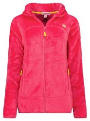 Geographical Norway Kurtka polarowa "Upalood" w kolorze różowym rozmiar: M. Różowe kurtki damskie Geographical Norway, m, bez wzorów, z polaru, bez kaptura. Za 104.39 zł.