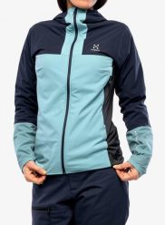 Kurtka ocieplana damska Haglofs L.I.M Alpha Hood. Niebieskie kurtki damskie Haglöfs, l, bez wzorów, z gore-texu, bez kaptura. Za 1,033.99 zł.