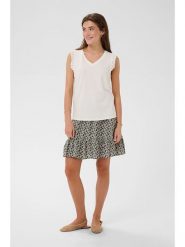 Kaffe Top w kolorze białym rozmiar: L. Białe topy damskie Kaffe, l, bez wzorów, bez kołnierzyka. Za 82.95 zł.