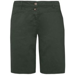 Spodenki damskie PROTEST MARIE shorts. Zielone szorty damskie Protest, bez wzorów, sportowe. W wyprzedaży za 99.00 zł.