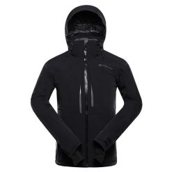 Kurtka męska narciarska 20.000 Alpine Pro Reas 2. Czarne kurtki narciarskie i snowboardowe damskie Alpine Pro, l, bez wzorów, z elastanu, z kapturem, narciarskie. Za 1,199.00 zł.