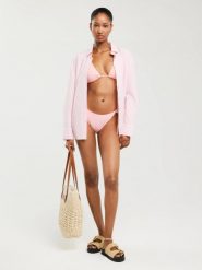 Góra od kostiumu kąpielowego różowa Bellsa 601. Czerwone bikini damskie Big Star, bez wzorów. Za 99.99 zł.