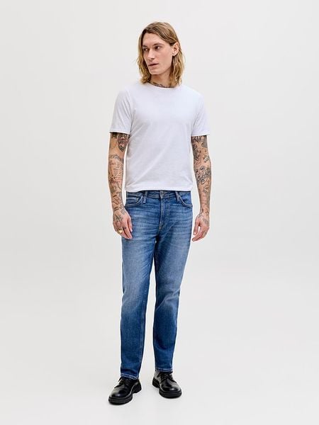 Jack & Jones Dżinsy "Clark" - Slim fit - w kolorze niebieskim rozmiar: W36/L32. Niebieskie jeansy męskie Jack & Jones. Za 173.99 zł.