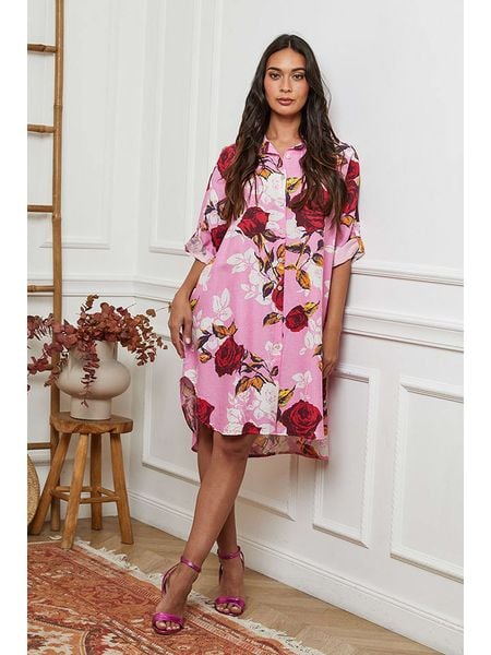 La Compagnie Du Lin Sukienka w kolorze jasnoróżowym rozmiar: M. Różowe sukienki damskie La Compagnie Du Lin, m, bez wzorów, bez kołnierzyka, bez ramiączek, mini. Za 176.50 zł.