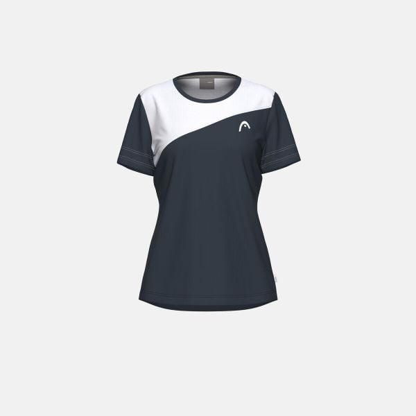 TIE-BREAK Damska Koszulka Tenisowa. Niebieskie bluzki damskie HEAD, m, z asymetrycznym kołnierzem, bez ramiączek. Za 260.00 zł.