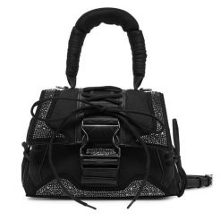 Torebka Steve Madden. Czarne torebki klasyczne damskie Steve Madden, bez wzorów, bez dodatków. Za 329.99 zł.