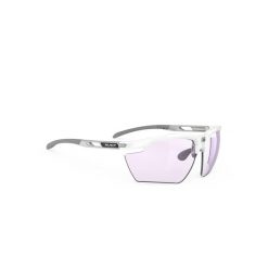 Okulary Rudy Project MAGNUS WHITE GLOSS - Impactx™ Photochromic 2 Laser Purple. Białe okulary przeciwsłoneczne męskie Rudy Project. W wyprzedaży za 911.50 zł.