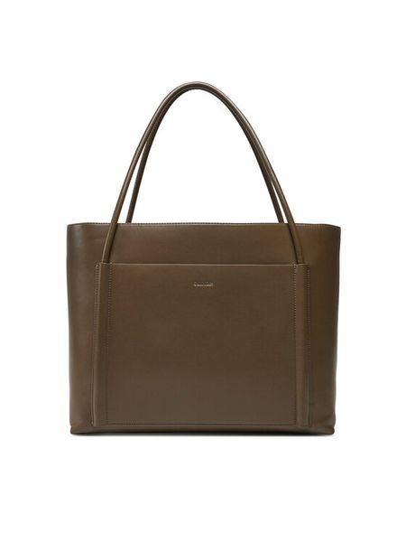 Calvin Klein Torebka Ck Linn Large Shopper K60K613109 Brązowy. Brązowe shopper bag damskie CALVIN KLEIN, bez wzorów, ze skóry, bez dodatków. Za 409.99 zł.