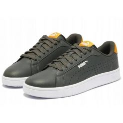 Buty Sportowe Męskie Puma Grounded Perf. Szare buty sportowe na co dzień męskie Puma, bez zapięcia. Za 225.00 zł.