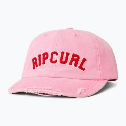 Czapka z daszkiem damska Rip Curl Mixed Montage. Czerwone czapki z daszkiem damskie Rip Curl, bez wzorów, z bawełny. Za 94.99 zł.