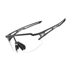 Okulary kolarskie fotochromatyczne ROCKBROS. Czarne okulary przeciwsłoneczne męskie ROCKBROS, z materiału. Za 143.60 zł.
