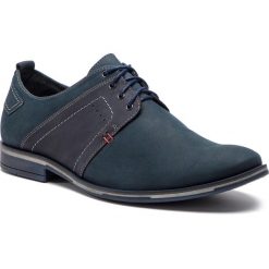 Półbuty LASOCKI FOR MEN - 9279 Granatowy. Niebieskie półbuty męskie Lasocki For Men, z materiału, bez zapięcia. W wyprzedaży za 99.98 zł.