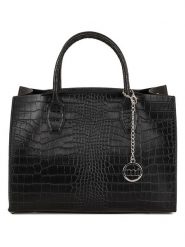 Mia Tomazzi Skórzany shopper bag "Lepontina" w kolorze czarnym - 33 x 26 x 15 cm rozmiar: onesize. Czarne shopper bag damskie Mia Tomazzi, bez wzorów, z materiału, przez ramię, bez dodatków. Za 295.86 zł.