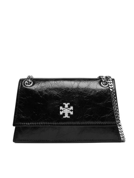 Tory Burch Torebka Kira 176642 Czarny. Czarne torebki klasyczne damskie Tory Burch, bez wzorów, ze skóry, wizytowe, bez kołnierzyka, bez ramiączek. Za 1,889.00 zł.