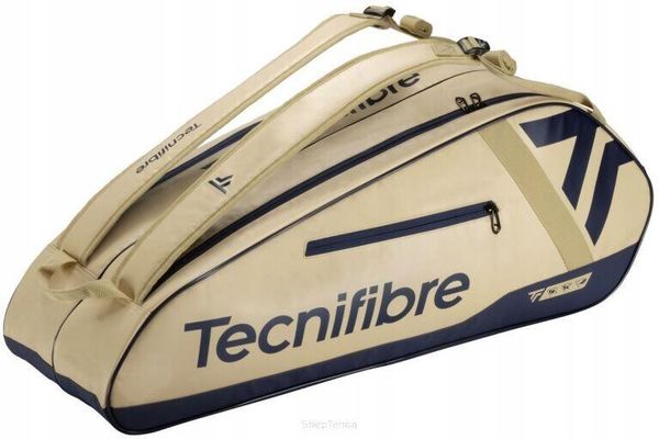 Torba tenisowa Tecnifibre Tour Endurance 12R beżowa. Brązowe torebki klasyczne damskie TECNIFIBRE, bez wzorów, z materiału, bez dodatków. Za 439.99 zł.