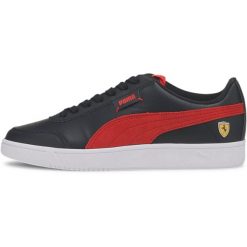Buty sportowe Puma Ferrari Race Court Legend. Czarne buty sportowe na co dzień męskie Puma, z syntetyku, bez zapięcia, na fitness i siłownię. W wyprzedaży za 390.00 zł.