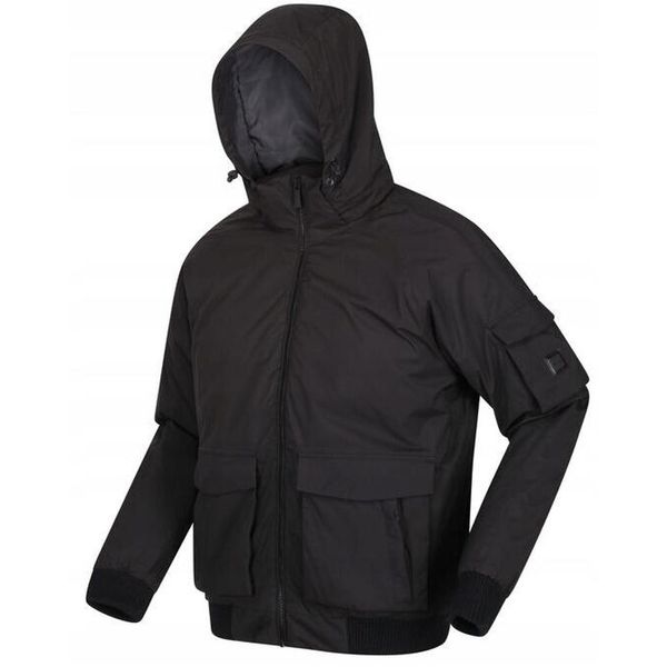 Kurtka zimowa dla mężczyzn Regatta RMP322 z membraną. Czarne kurtki męskie Regatta, na zimę, m, bez wzorów, sportowe, bez kaptura. W wyprzedaży za 279.99 zł.