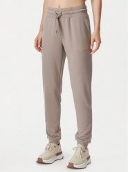 EA7 Emporio Armani Spodnie dresowe 8NTP66 TJ9RZ U6100 Beżowy ciemny Regular Fit. Brązowe spodnie dresowe damskie EA7 Emporio Armani, l, bez wzorów, z dresówki. Za 462.99 zł.