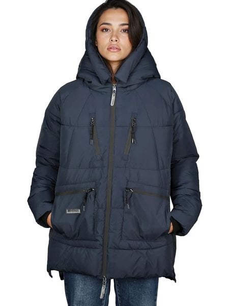 Geographical Norway Płaszcz pikowany "Badaboum" w kolorze granatowym rozmiar: S. Niebieskie płaszcze damskie Geographical Norway, s, bez wzorów. Za 264.95 zł.