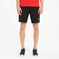 Krótkie spodenki męskie Puma EVOSTRIPE. Czarne szorty męskie Puma, m, na fitness i siłownię. Za 152.99 zł.