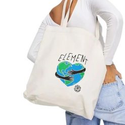 Torba lifestyle - element tote bag - 100% bawełna. Brązowe torebki klasyczne damskie Element, bez wzorów, z bawełny, bez dodatków. Za 52.00 zł.