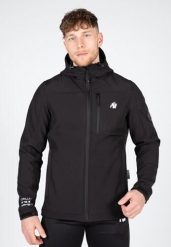 Foster Softshell Kurtka - Czarny. Czarne kurtki softshell damskie GORILLA WEAR, s, bez wzorów, z elastanu, bez kaptura. Za 356.00 zł.