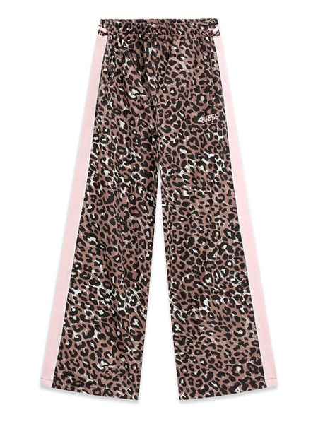 Guess Spodnie dresowe J6YB16 W3049 Brązowy Regular Fit. Brązowe spodnie dziewczęce Guess, z bawełny. Za 264.99 zł.