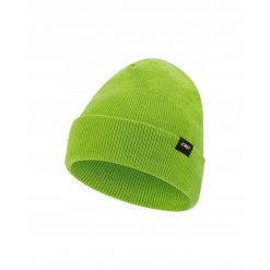 Ciepła czapka beanie z wełną merino Core Run CEP. Zielone czapki męskie CEP, na zimę, bez wzorów, z poliamidu, sportowe. Za 119.00 zł.