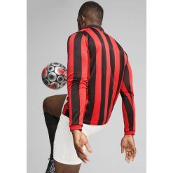 Męska koszulka jubileuszowa PUMA AC Milan 125th Anniversary. Czarne t-shirty sportowe męskie Puma, m, bez ramiączek, do piłki nożnej. Za 479.00 zł.