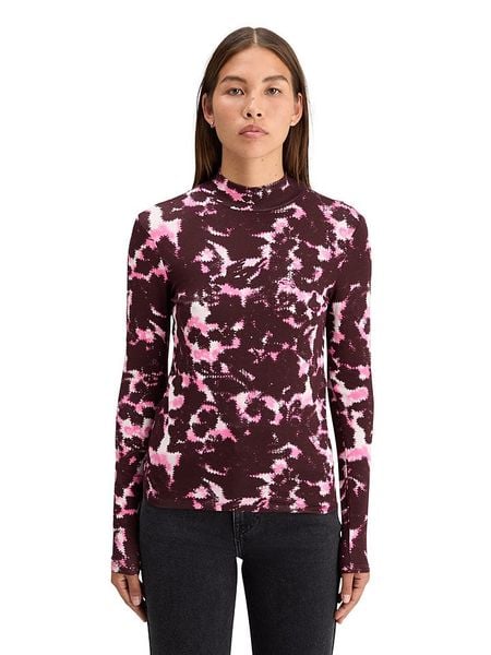 Scotch & Soda Koszulka w kolorze bordowo-różowym rozmiar: XS. Czerwone bluzki damskie Scotch & Soda, xs, bez wzorów, bez kołnierzyka. Za 61.17 zł.