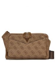 Guess Saszetka HMSILO P5114 Brązowy. Brązowe saszetki męskie Guess, ze skóry. Za 229.99 zł.