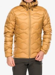 Kurtka puchowa Peak Performance Helium Down Hood Jacket. Brązowe kurtki męskie Peak Performance, l, bez wzorów, z materiału, bez kaptura. Za 888.79 zł.