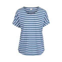 Trespass Megan - Damska koszulka w burzowe niebieskie paski. Niebieskie t-shirty damskie Trespass, bez wzorów, bez kołnierzyka. Za 216.99 zł.