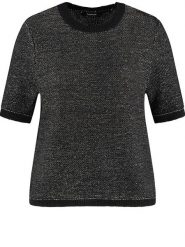 TAIFUN Sweter w kolorze czarnym rozmiar: 46. Czarne swetry klasyczne damskie Taifun, bez kołnierzyka. Za 130.81 zł.