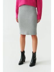 TATUUM Spódnica w kolorze jasnoszarym rozmiar: M. Szare spódniczki damskie Tatuum, m, bez wzorów, z podwyższonym stanem, midi. Za 130.81 zł.