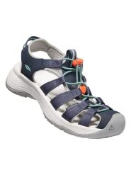 Keen Sandały "Astoria West" w kolorze szarym do wody rozmiar: 37. Szare sandały damskie Keen, bez wzorów, z gumy, bez obcasa, na płaskiej podeszwie. Za 126.15 zł.