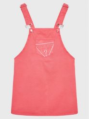 Guess Sukienka codzienna J3GK00 WFGB0 Różowy Regular Fit. Czerwone sukienki dziewczęce Guess, z aplikacjami, z bawełny, bez ramiączek. Za 289.99 zł.