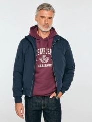 Kurtka męska wiatrówka granatowa brinley 403. Niebieskie kurtki męskie Big Star, l, bez wzorów, z tkaniny, eleganckie, bez kaptura. Za 349.99 zł.