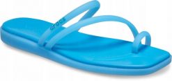 Klapki Dla Dorosłych Crocs Miami Frosted Toe Loop Women. Niebieskie klapki damskie Crocs, z materiału. Za 159.99 zł.