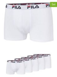 Fila Bokserki (5 par) w kolorze białym rozmiar: M. Białe bokserki męskie Fila, bez wzorów. Za 108.99 zł.