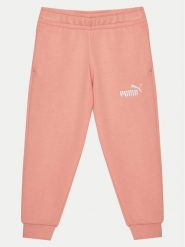 Puma Spodnie dresowe Ess 684934 Różowy Regular Fit. Czerwone spodnie dziewczęce Puma, z bawełny. Za 79.99 zł.