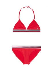 Tommy Hilfiger Strój kąpielowy UG0UG00795 Czerwony. Czerwone stroje kąpielowe dziewczęce Tommy Hilfiger, bez wzorów, z syntetyku. Za 209.99 zł.