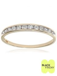 Diamant Exquis Złoty pierścionek z diamentami rozmiar: 48. Żółte pierścionki damskie Diamant Exquis, z diamentem, złote. Za 2,057.99 zł.