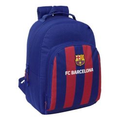 Plecak szkolny F.C. Barcelona 24/25 Kasztanowy. Niebieskie plecaki damskie FC Barcelona, bez wzorów, z materiału, biznesowe. Za 228.25 zł.