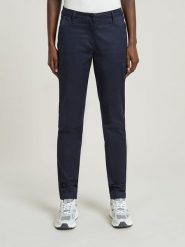 G-Star Spodnie chino w kolorze granatowym rozmiar: W30/L34. Niebieskie spodnie materiałowe damskie G-Star, bez wzorów, retro. Za 178.37 zł.